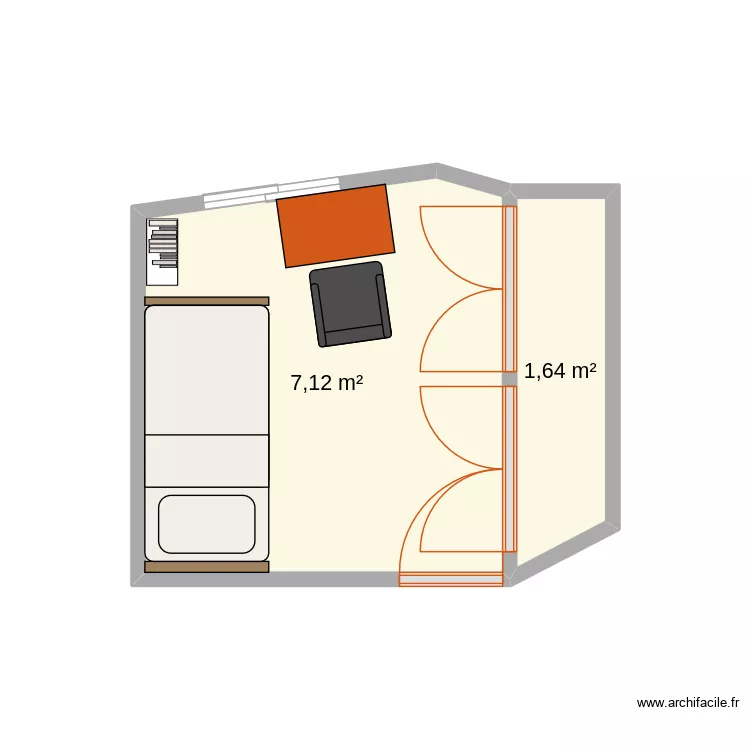 LosaDelObispo_Habitacion_Garbi. Plano de 2 Habitaciones y 9 m² LosaDelObispo_Habitacion_Garbi. Plano de 2 Habitaciones y 9 m²