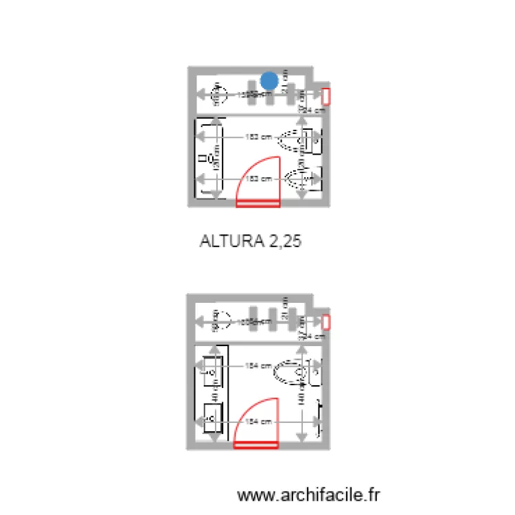 SRA MIREIA LARGO SUITTE BAÑO. Plano de SRA MIREIA LARGO SUITTE BAÑO. Plano de