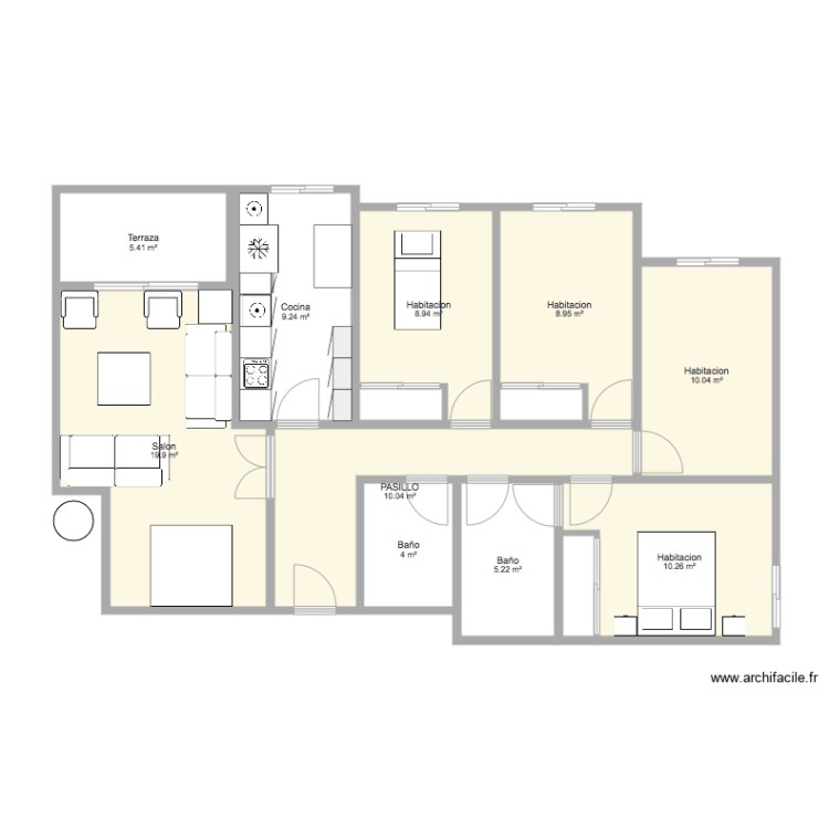 CR9 1 1 A. Plano de 0 habitación y 0 m2