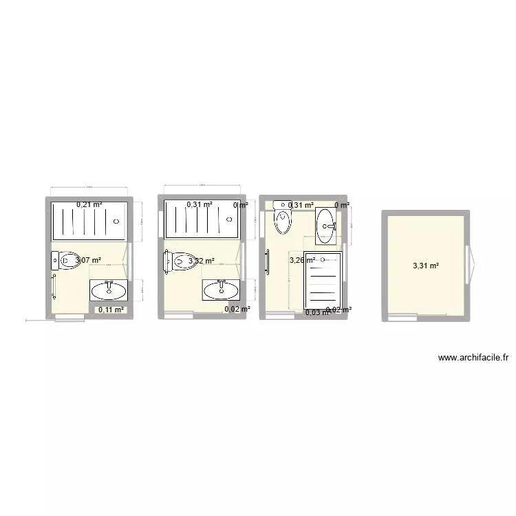 Ba&ntilde;o casa. Plano de 