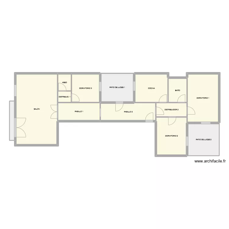 PASEO MURO 3 EJEA. Plano de 