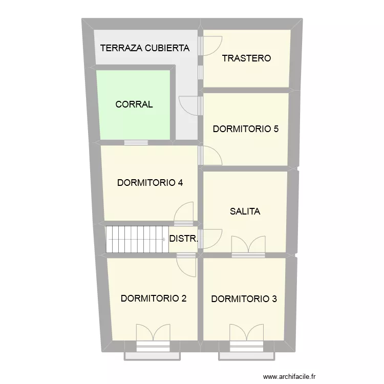 PLANTA 1 REMOLINOS RAMON Y CAJAL. Plano de 