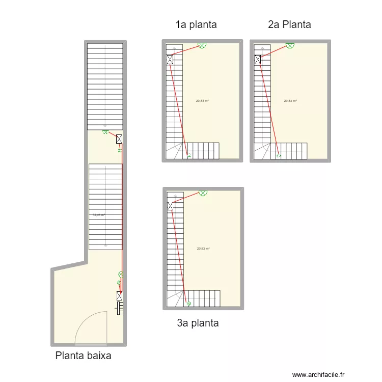 Rusiñol 28 bo. Plano de Rusiñol 28 bo. Plano de