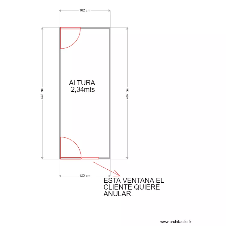 MARICARMEN GARCIA COCINA. Plano de 
