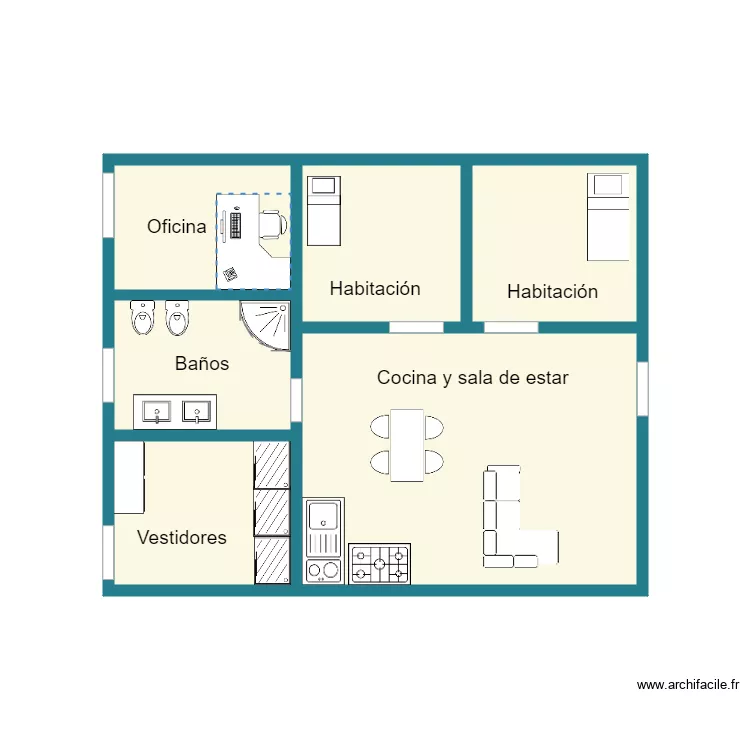 casa rancho. Plano de casa rancho. Plano de