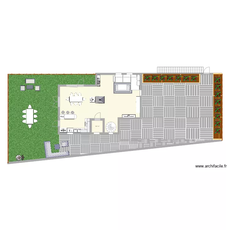 pol house firts floor. Plano de pol house firts floor. Plano de