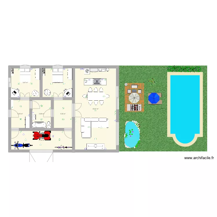 casa  grande 2. Plano de 