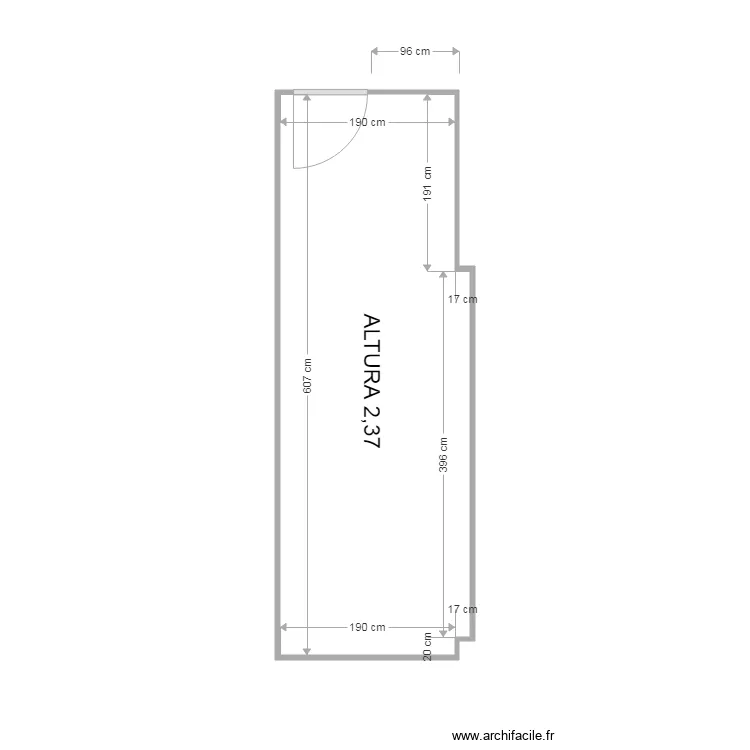 JOAN MERINO COCINA. Plano de 