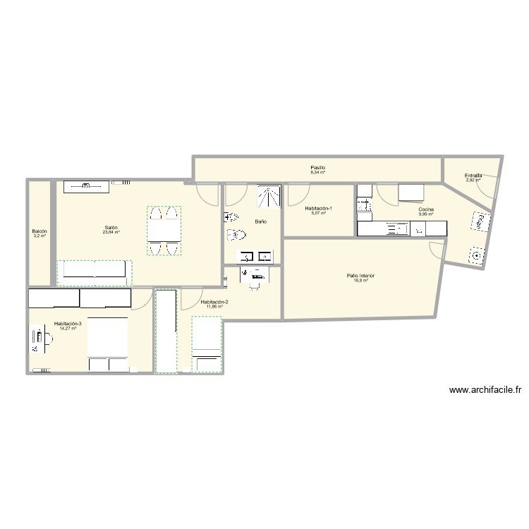 PFC3-Original. Plano de 0 habitación y 0 m2 PFC3-Original. Plano de 0 habitación y 0 m2