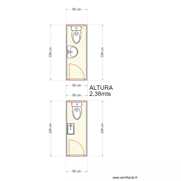ANTONIO MI&Ntilde;AMA ASEO. Plano de 