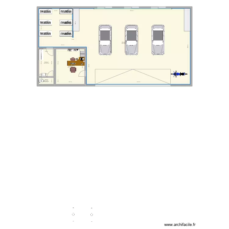 plan de empresa ONI-RACING. Plano de 