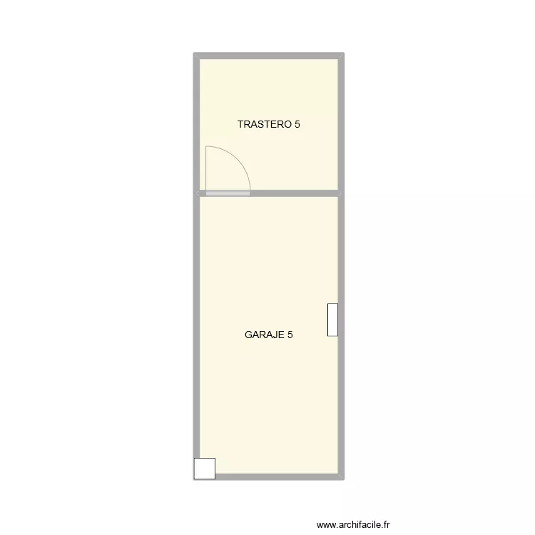 TRASTERO Y GARAJE CONSTITUCI&Oacute;N 33. Plano de 