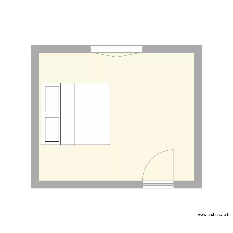 Hab 1. Plano de 1 y 17 m² Hab 1. Plano de 1 y 17 m²