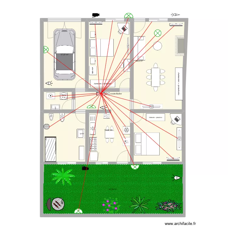 pujades 23. Plano de 