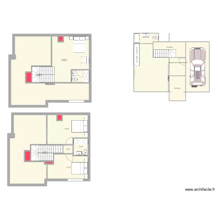 Ganbara 2105. Plano de Ganbara 2105. Plano de