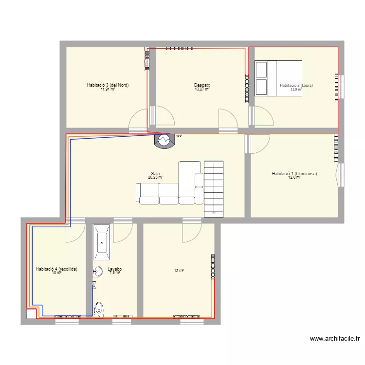 Calefacci&oacute;. Plano de 