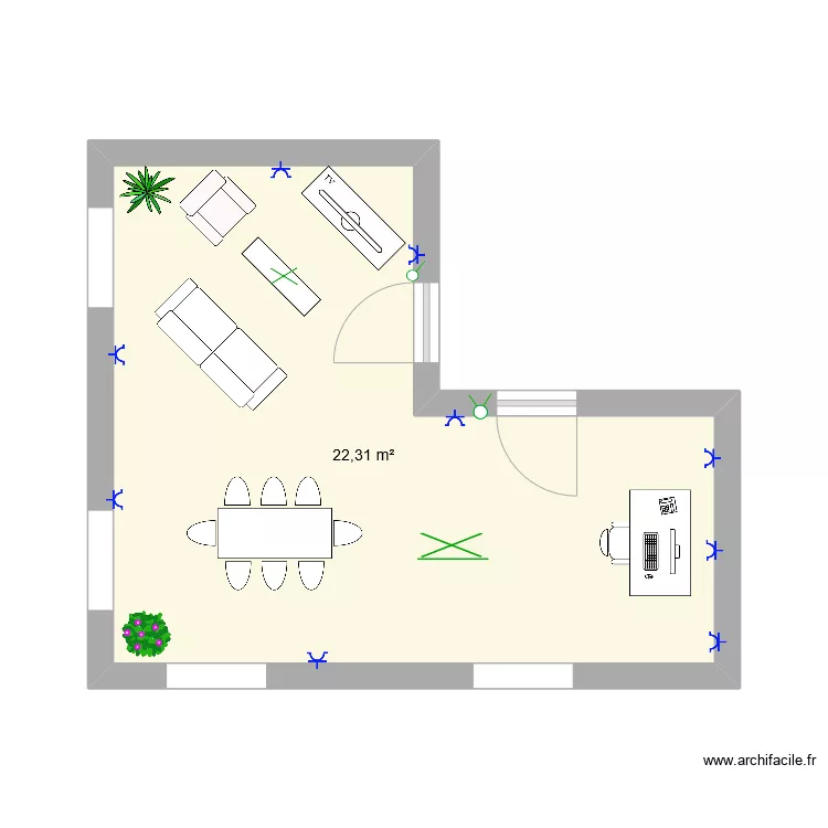 Salon de Ralphduhood. Plano de Salon de Ralphduhood. Plano de