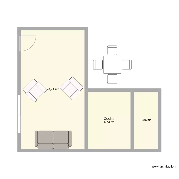 123. Plano de 3 y 31 m² 123. Plano de 3 y 31 m²