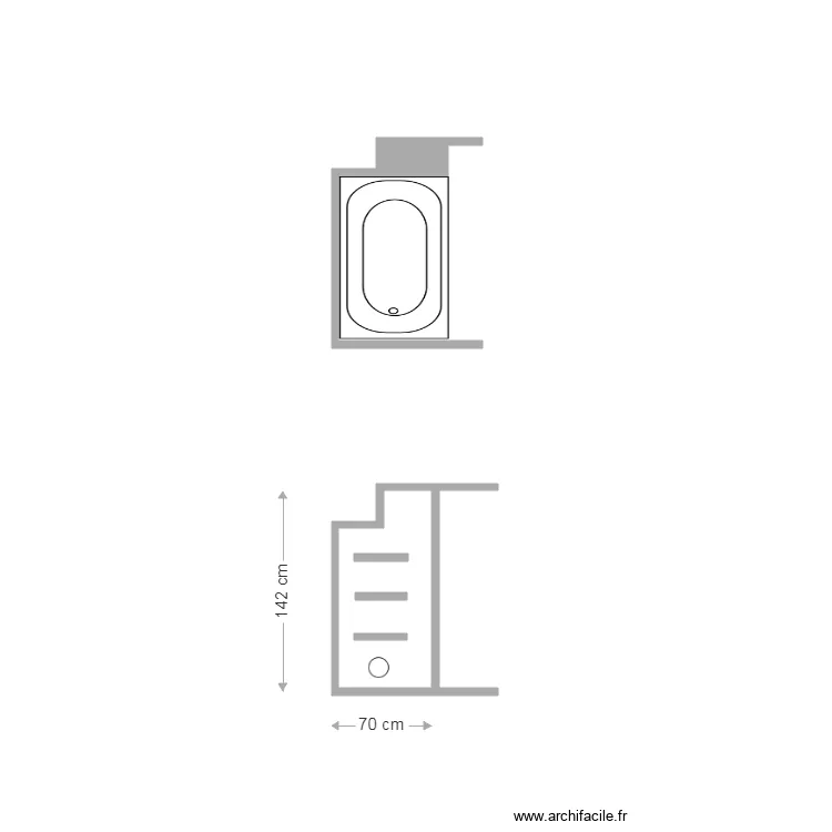 SANTIAGO PEREZ. Plano de 