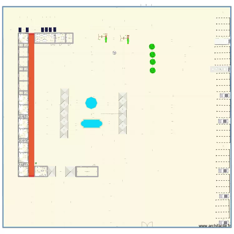 posada turistica. Plano de 