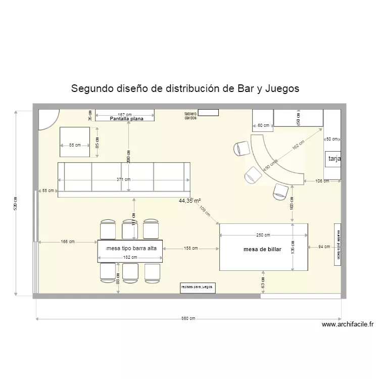 CASA CRESTON BAR 2da opci&oacute;n. Plano de 