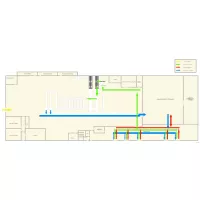 Camar flujo de producto ecol&oacute;gico