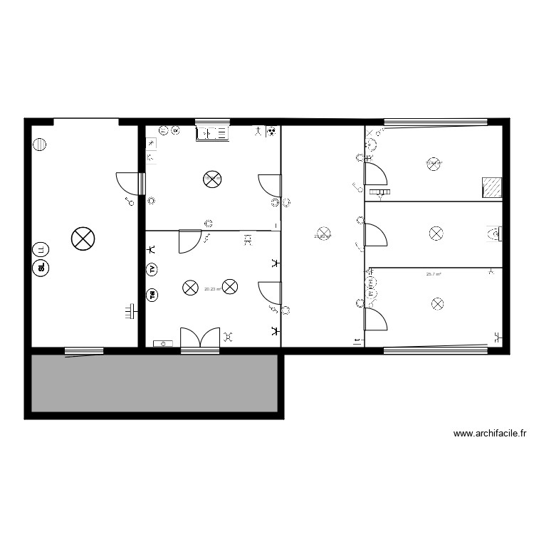 partie 2. Plano de 0 habitación y 0 m2 partie 2. Plano de 0 habitación y 0 m2