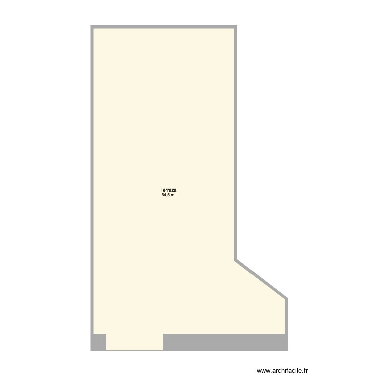 2880096VF2628S0020EX Terraza. Plano de 0 habitación y 0 m2