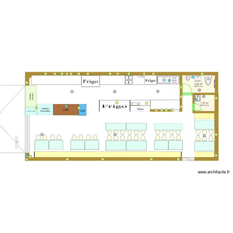 Fruteria Otaima felipe. Plano de 