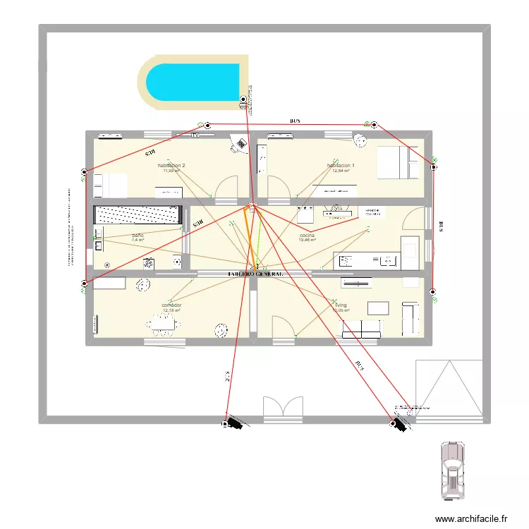 DOMOTICA tarea2. Plano de DOMOTICA tarea2. Plano de