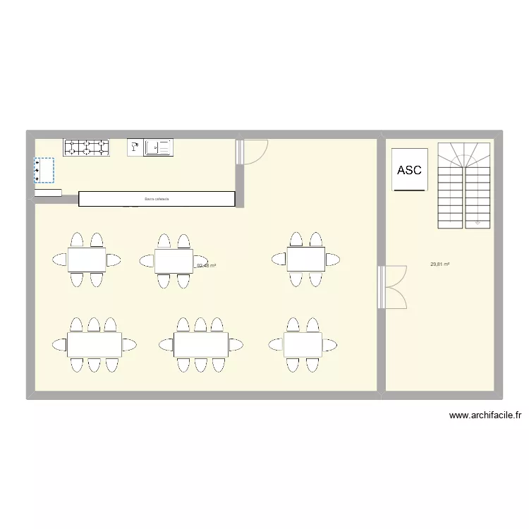 Cafeteria. Plano de Cafeteria. Plano de