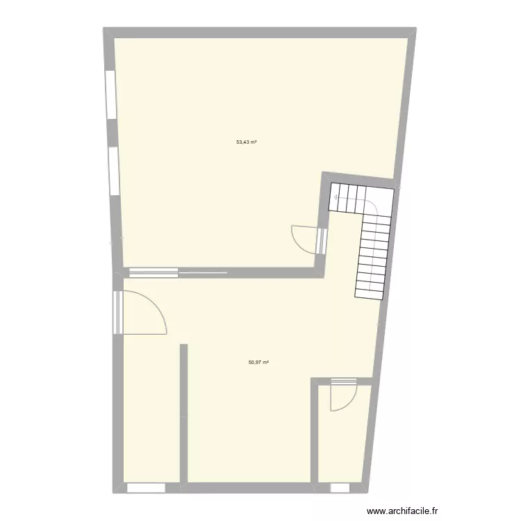 CASAROJO. Plano de 2 Habitaciones y 104 m² CASAROJO. Plano de 2 Habitaciones y 104 m²