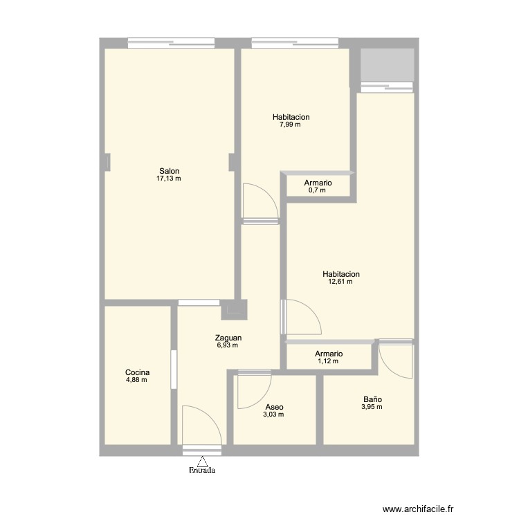 2880096VF2628S0020EX. Plano de 0 habitación y 0 m2