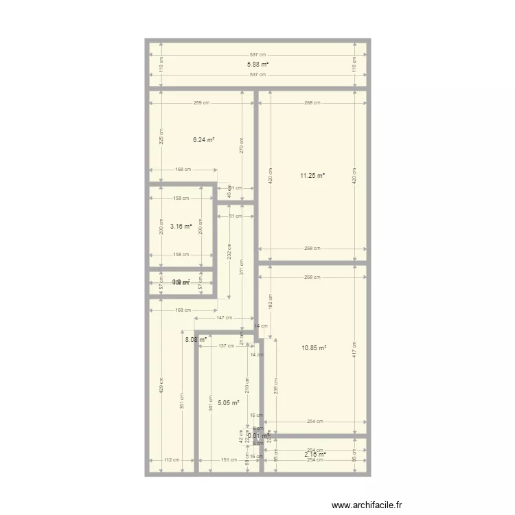 V de Lourdes 36. Plano de 