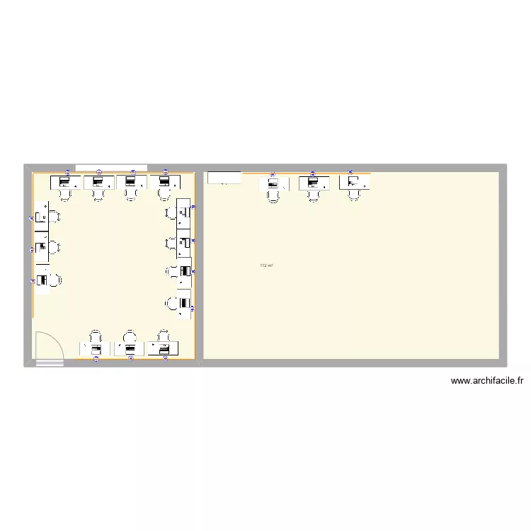 sala m y lab. Plano de sala m y lab. Plano de