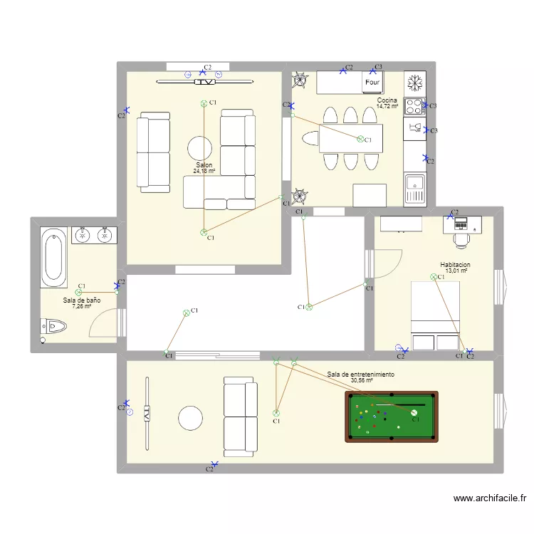 Casa mejor. Plano de 