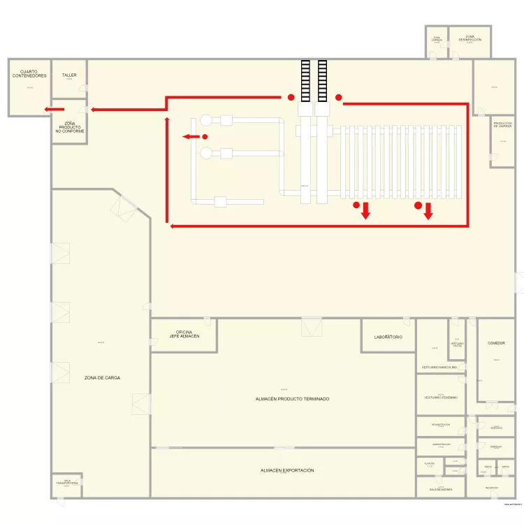 Canto residuos. Plano de 