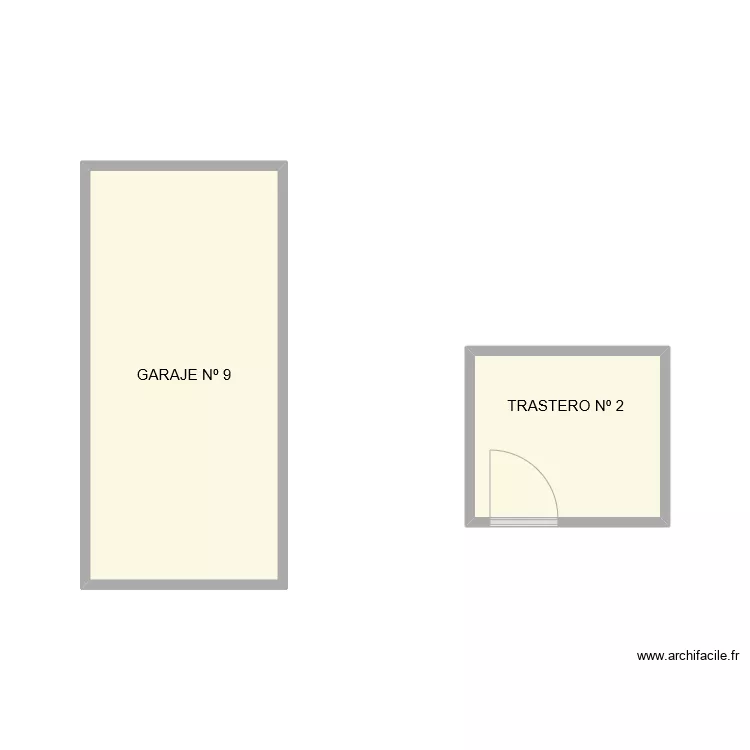 TRASTERO Y GARAJE DR. FLEMING 36. Plano de 