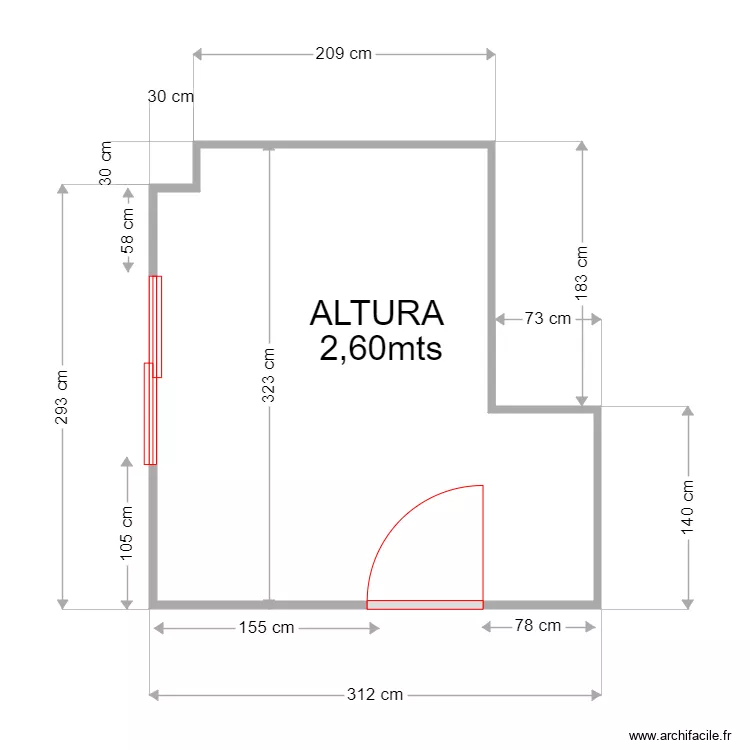 JUAN PEDRO MORAL COCINA. Plano de 