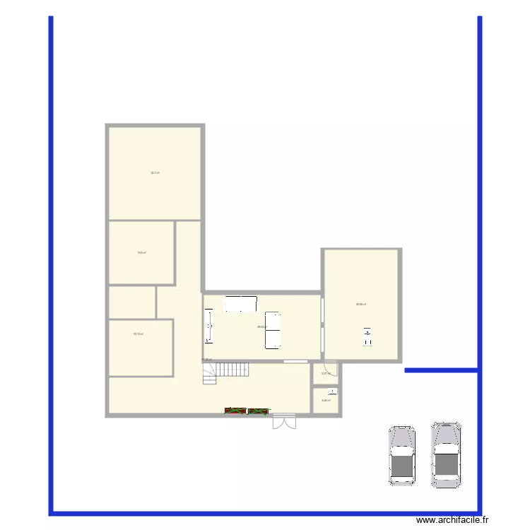 casa. Plano de 9 Habitaciones y 183 m²