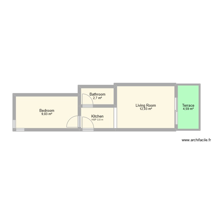 Los Patos. Plano de 0 habitación y 0 m2