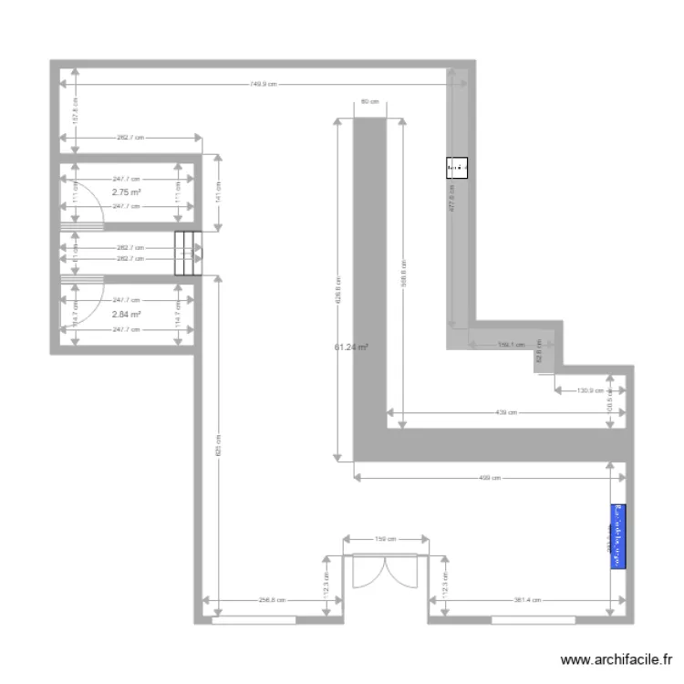 55120 Local actual. Plano de 