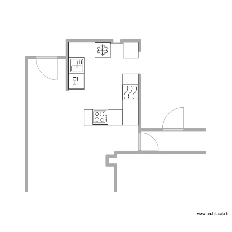 Cocina. Plano de Cocina. Plano de