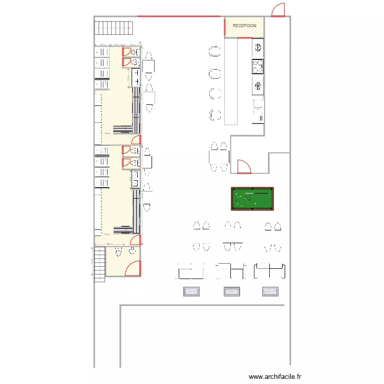 PLANTA BAJA PADEL 2&ordf;. Plano de 