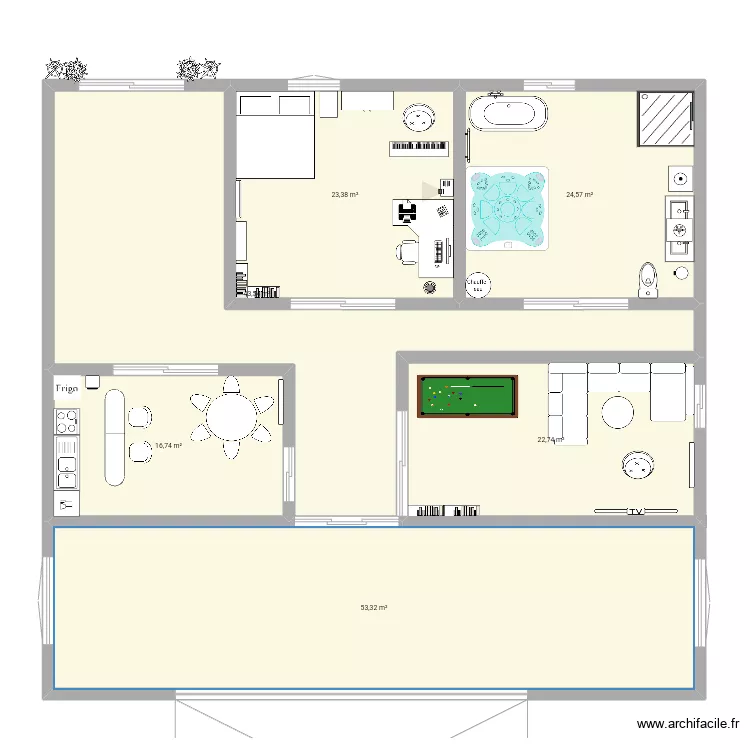 CASA DE SUE&Ntilde;O. Plano de 