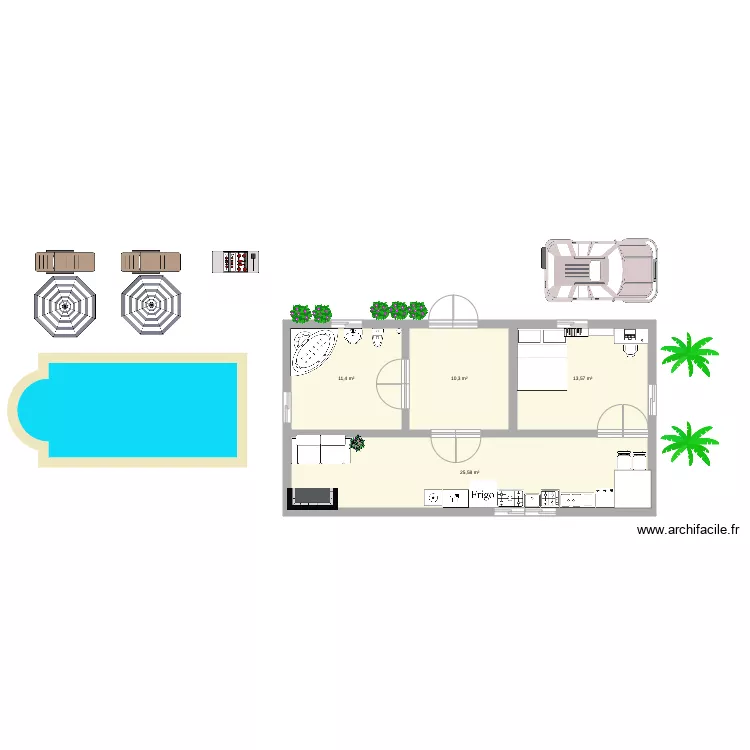 La casa de mis sueños. Plano de La casa de mis sueños. Plano de