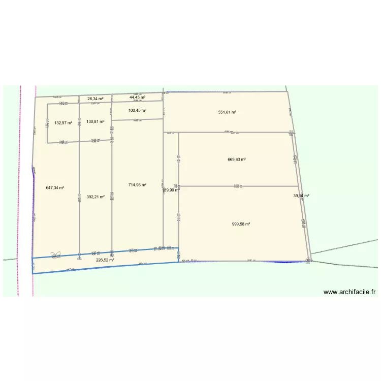 SADABA CAMPO D. Plano de 