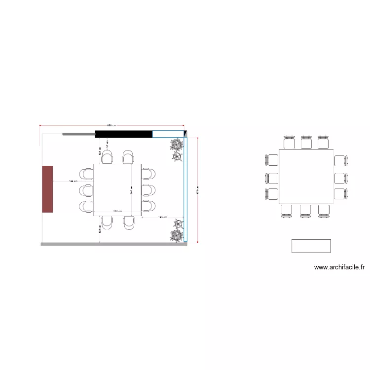 casa crest&oacute;n comedor 5tra opci&oacute;n mesa mas grande. Plano de 