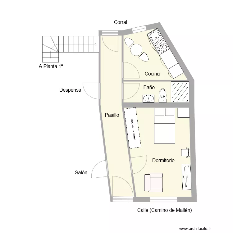 NOVILLAS PLANTA AMUEBLADA modif. Plano de 