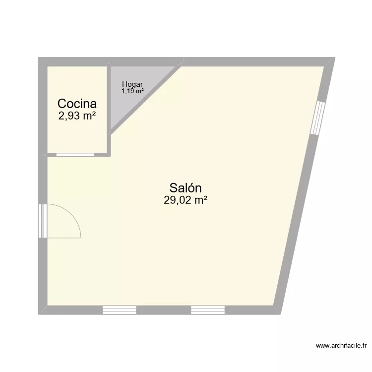 RAUL Y NOELIA PLANTA BAJA. Plano de 